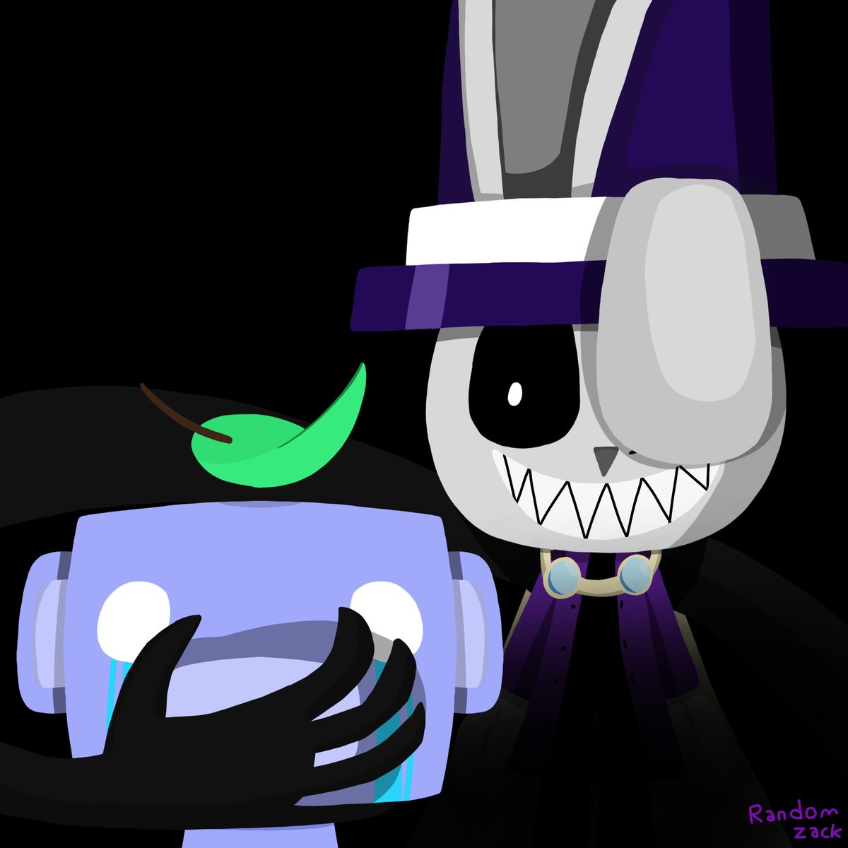 Random_Zack58's tweet photo. I have no Idea who came up with this idea for making the art So I've made myself of drawing. https://t.co/GJjJNA2YBm