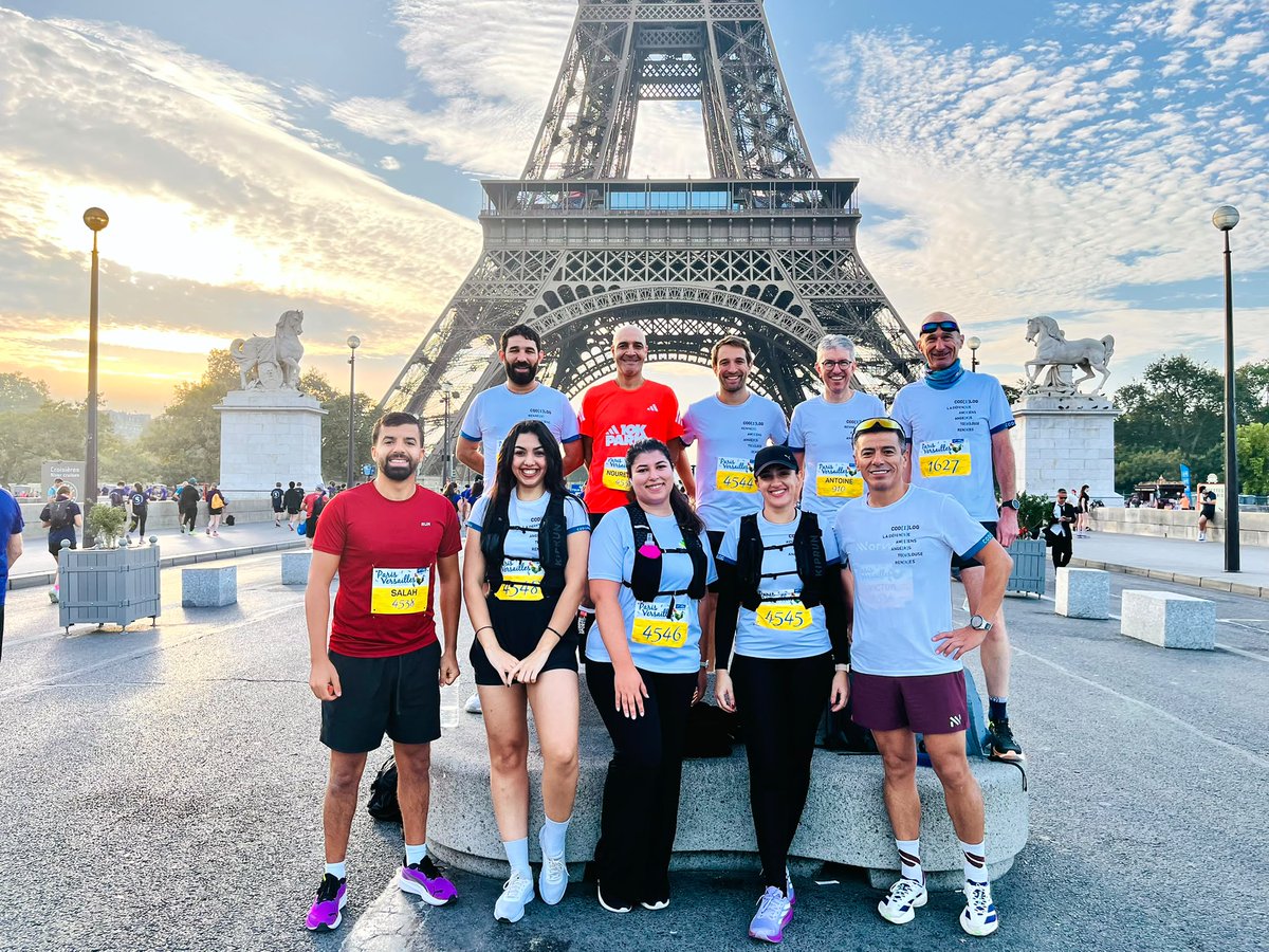 CODiLOG's tweet photo. Retour en images sur la Paris-Versailles !
Ce dimanche 27 septembre, la team CODiRUN a enfilé ses baskets pour relever le défi de la Paris-Versailles !
Bravo à toute la team CODiRUNNEURS pour votre participation et votre motivation !
#CODiLOG #ParisVersailles #TeamCODiLOG https://t.co/iPgpHbntyu