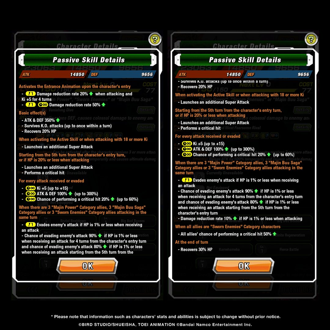 rychuslc's tweet photo. Pure chaos is coming to Dokkan Battle! 💥👹

First-hand information on LR [Transcendent Existence] Buu (Kid)'s stats! 

#DokkanBattle #DragonBallZ #DBZDokkanBattle #KidBuu #LRBuu #AnimeGaming #MobileGames #DragonBall #GamingCommunity #GachaGames #ExtremeINT https://t.co/j5GDTgE6K1