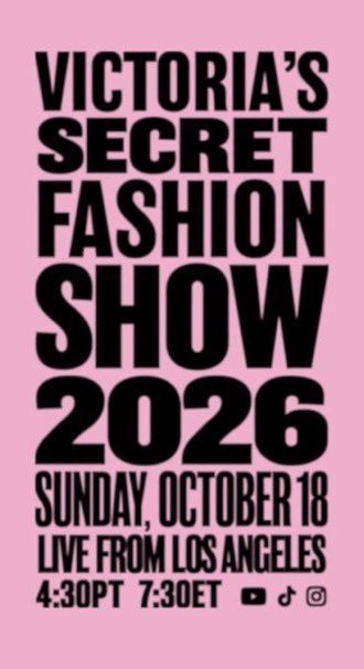 TateStats's tweet photo. Tate McRae is CONFIRMED as a performer of 2026’s Victoria Secrets fashion show at Los Angeles. https://t.co/usjrybYEtG