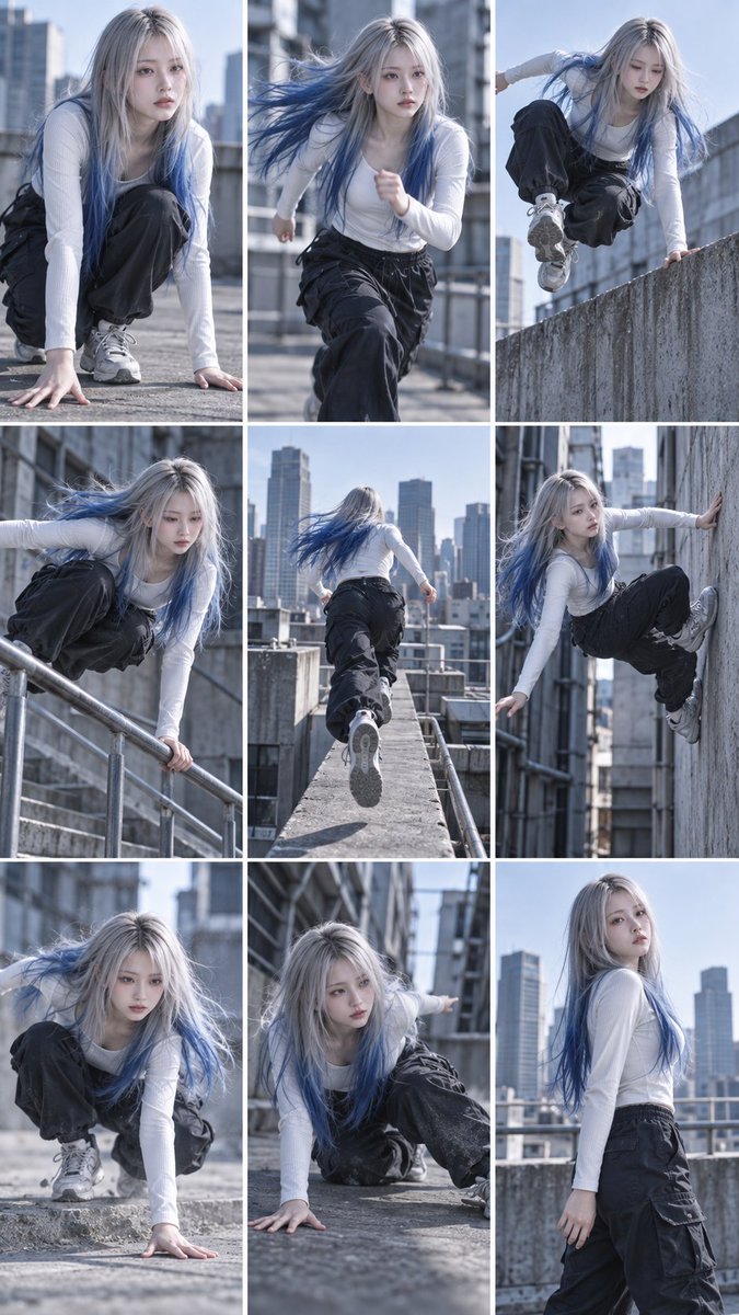 rinmei5120's tweet photo. パルクールガール https://t.co/t39kIO94HF