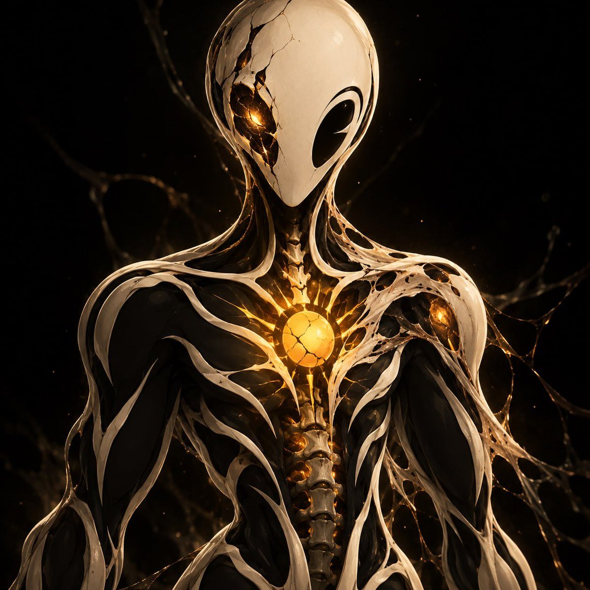 specimen_888's tweet photo. something changed inside the last observation

not every morph will remain clean anymore

from now on, extreme market behavior can create an anomalous observation. when that happens, the next morph may leave a permanent mark on specimen

a fractured core. an exposed spine. a damaged eye. an asymmetric limb. a membrane that never returns to normal

these are not temporary states and they are not separate skins