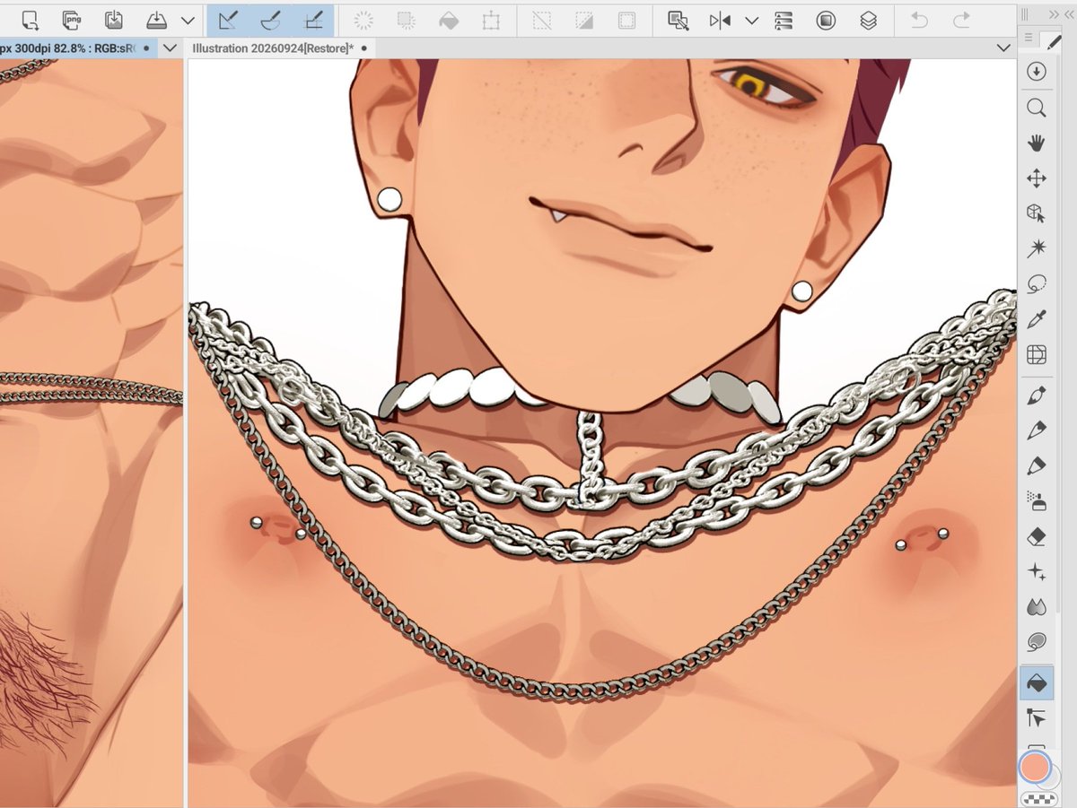 Mon_Klepon's tweet photo. Uhh idk if I'll finish it today so enjoy a sneak peek ig 🫣 #bringvalkoback #valkosbigfatknot https://t.co/oY1msqhZ1M
