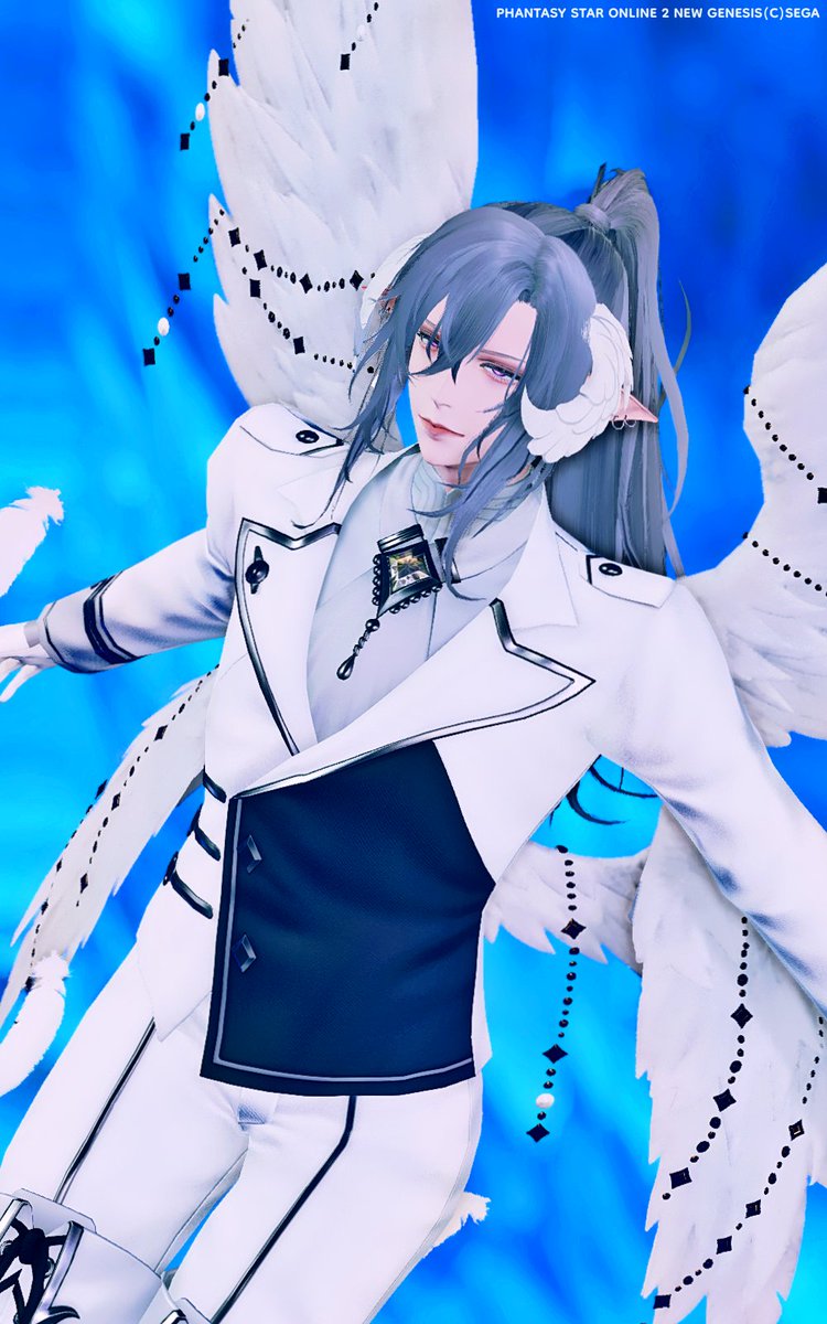 wkm_mdr's tweet photo. バサァッ!!🪽

#男性キャラ応援し隊
#PSO2NGS_SS
#メンテの日なのでSSを貼る https://t.co/e25LbQsiGM