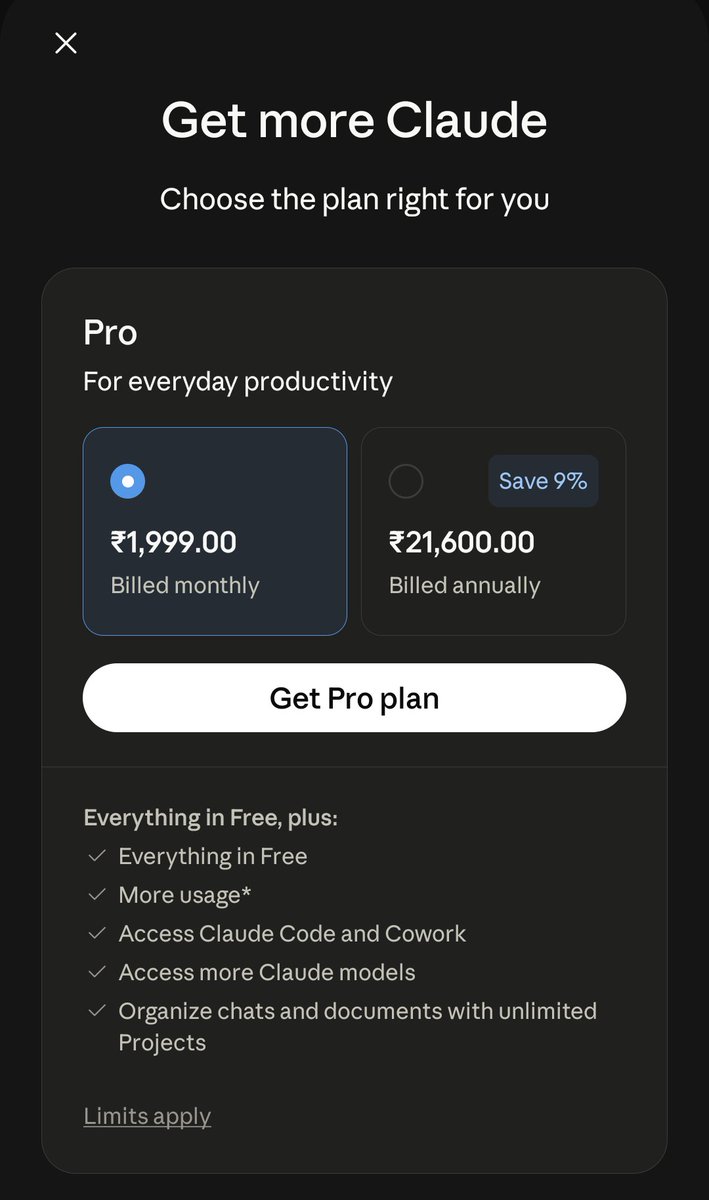 projectcrop's tweet photo. After seeing Claude’s latest Opus 5.5 model, does anyone have suggestions on a better way to get access to it, or any similarly capable model at a discounted price?

#ClaudeAI https://t.co/L0qdtDnOHV