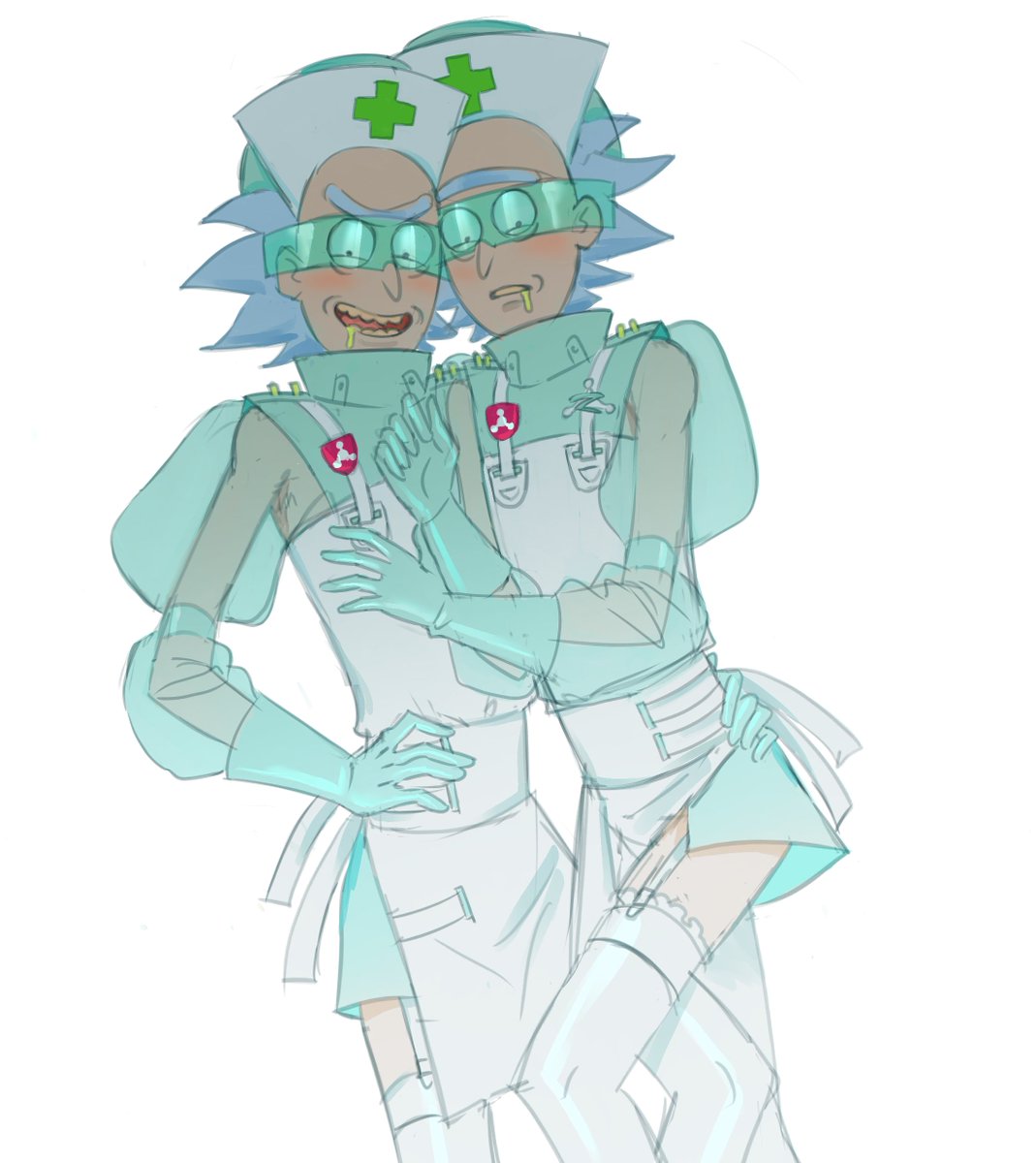 two6oy's tweet photo. I saw the reference and wanted to draw😮‍💨
I also have strawpage https://t.co/4Q08sa07D3
#rickandmorty #surgeonrick #ricksanchez  #rickcest https://t.co/GOULKcKhlP