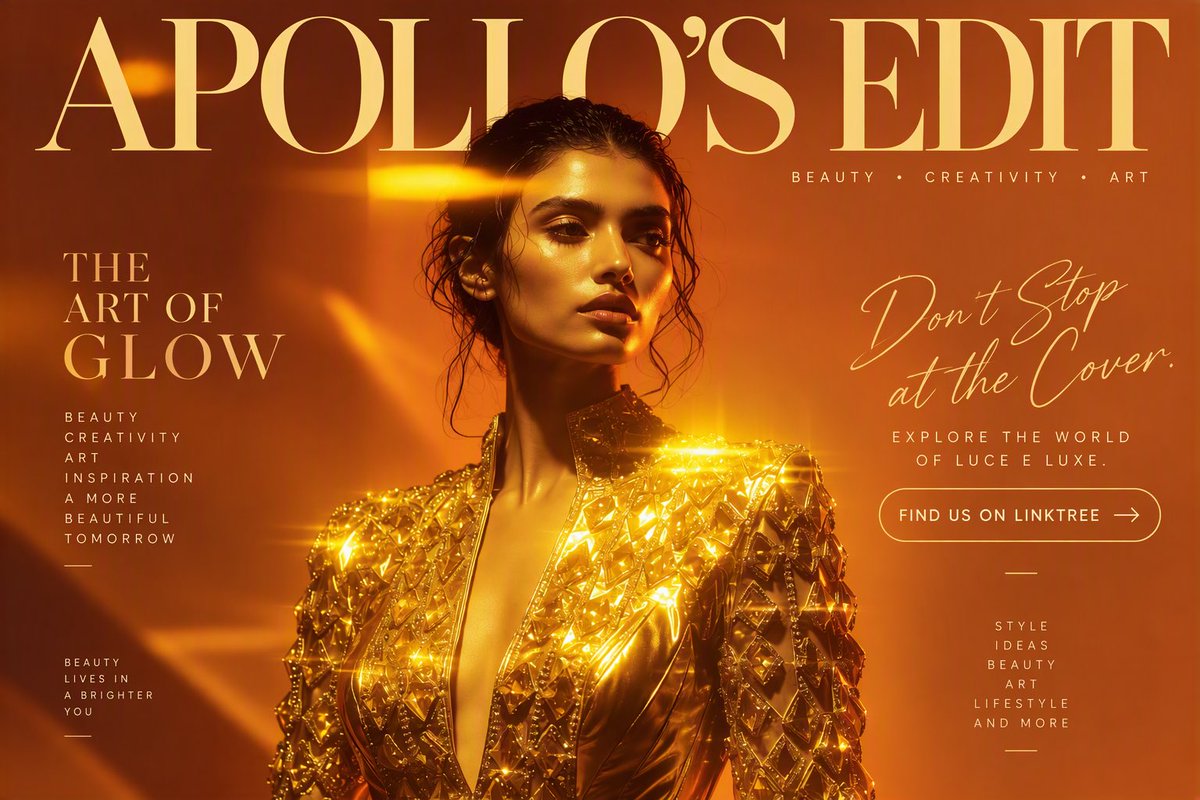 adonaybaptiste's tweet photo. Explore Apollo’s Edit.
Beauty in a new light.
Art without limits.
Creativity everywhere.
Luce & Luxe Co. 👉 https://t.co/suWcMdeTnj
#NewcoverPic #SemplicementePerfetto 👌🏿 #LuceeLuxe 🛍️ #GoldenGoddess ☀️ https://t.co/foyErWTWaZ