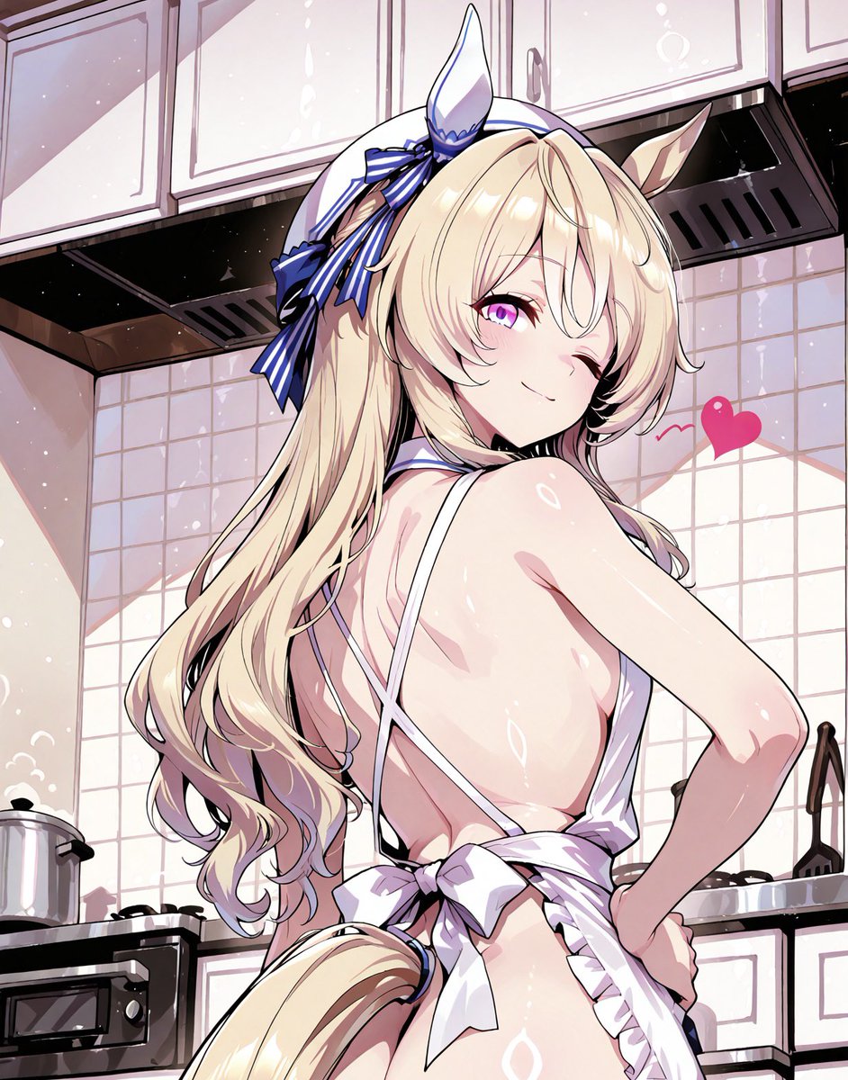 soli_PSV's tweet photo. #Umamusume

裸エプロンで料理を作ってくれてるピサち🫶 https://t.co/fOgncWVuaP