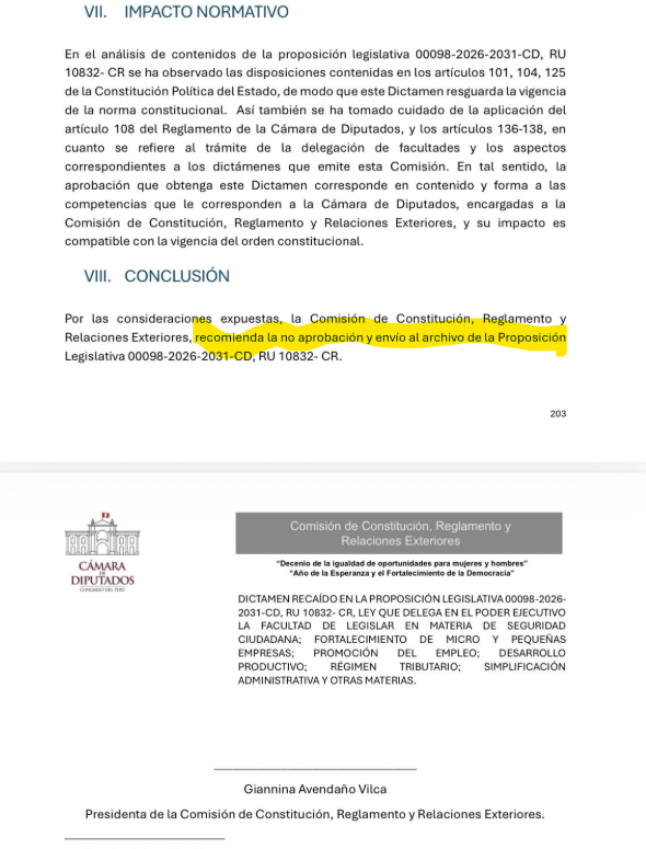 MerinoDeLama's tweet photo. El Perú no puede seguir paralizado por entrampamientos políticos. La delegación de facultades exige responsabilidad compartida: en la Cámara de Diputados existen ciertos elementos que actúan por revanchismo político y eso daña a la nación. https://t.co/Ch8xW3bm8E