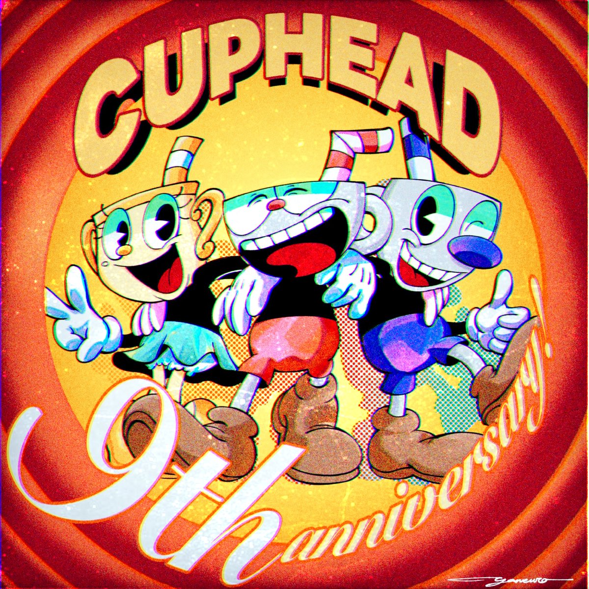 AFkUhEltNl99965's tweet photo. ９周年おめ🥳
#cuphead https://t.co/LJJnOvBpBp