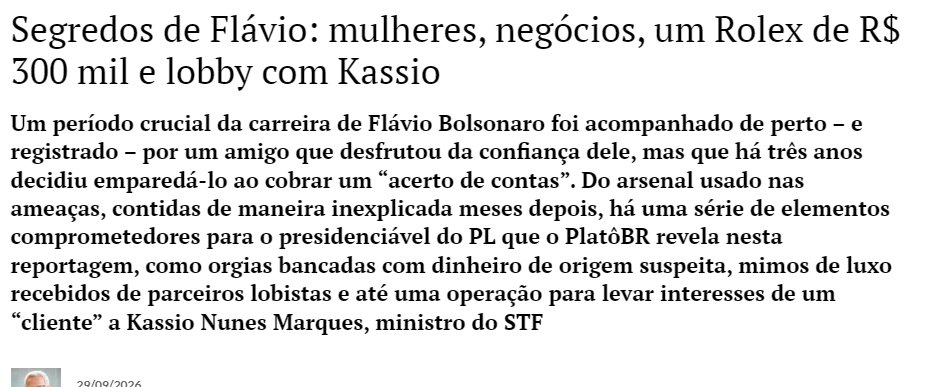Normose_'s tweet photo. QUE ISSSO? 

escândalo do flávio envolvendo ORGIA, ROLEX de 300 mil e propina aberta pra flávio e ministro????????????? https://t.co/I8ZSyqujdz