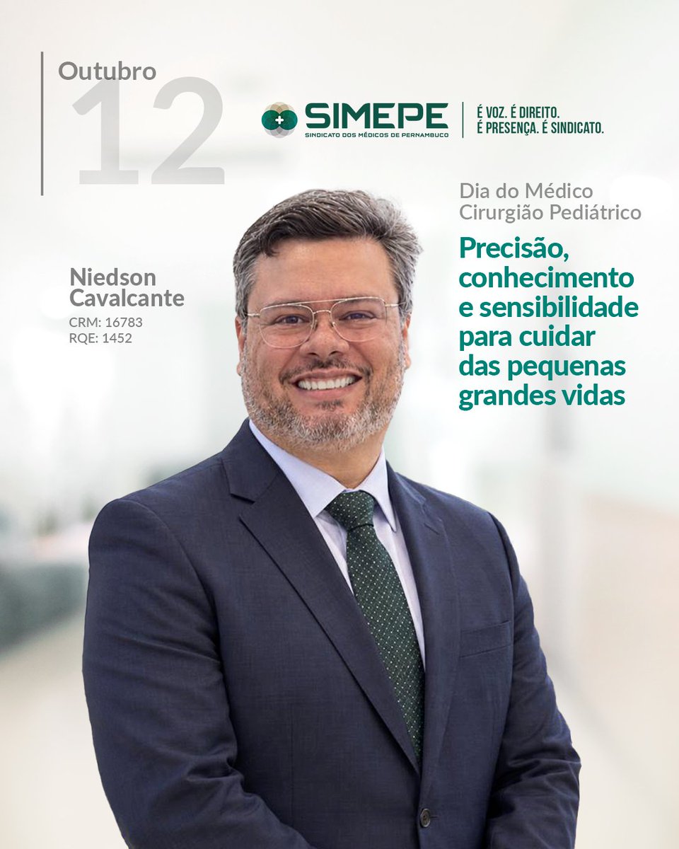 imprensasimepe's tweet photo. Hoje é dia de homenagear os médicos e médicas que atuam na Cirurgia Pediátrica, uma especialidade que exige conhecimento, precisão e uma atenção especial às particularidades de cada fase da infância. Parabéns a todos os cirurgiões pediátricos! 👏 https://t.co/oBTpcQZ5nG