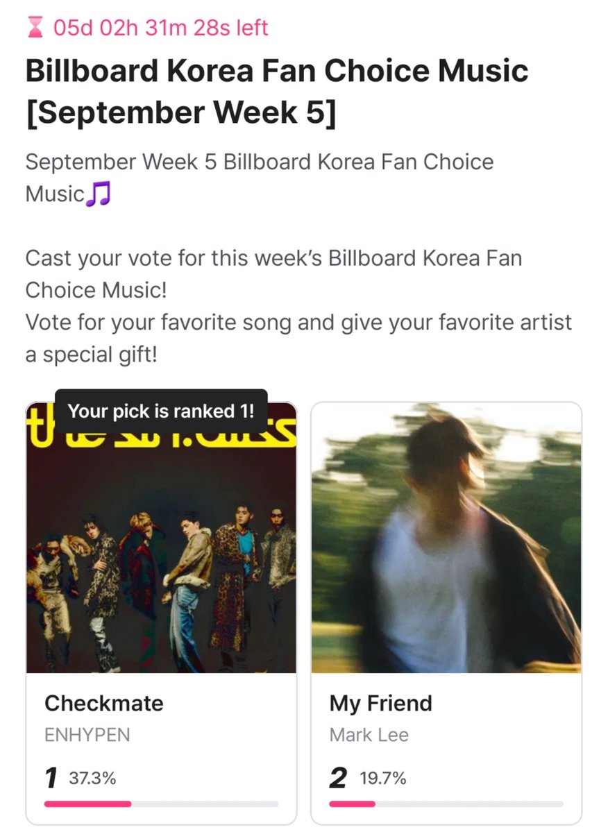 Kikyo200i's tweet photo. LETS VOTE OKEY !!!!
DOUBLE WIN FOR CHECKMATE AND BEST ALBUM OF 2026_ https://t.co/0dUE2js5Lp