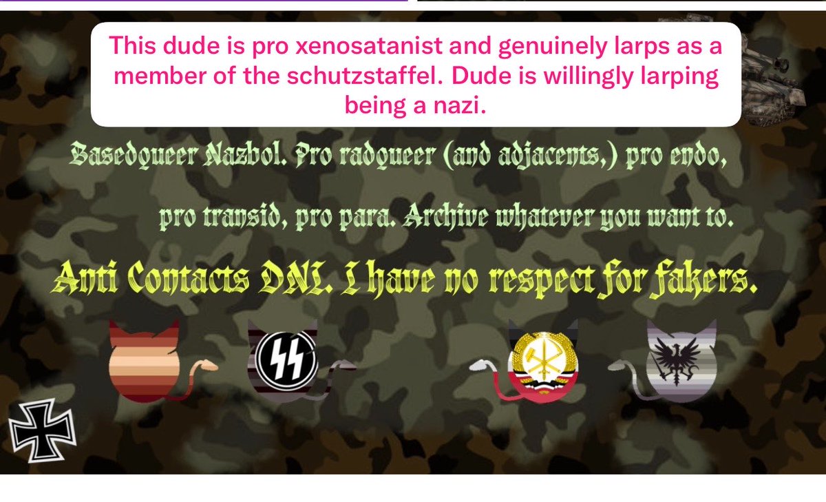 HIMEDEREPUP's tweet photo. Hot take we genuinely need to get a harassment campaign started on these type of people. I don’t care how much of an asshole that makes me sound. These people genuinely think harming innocent lives is okay I actually can’t fucking stand it anymore https://t.co/m18OPeEhl1