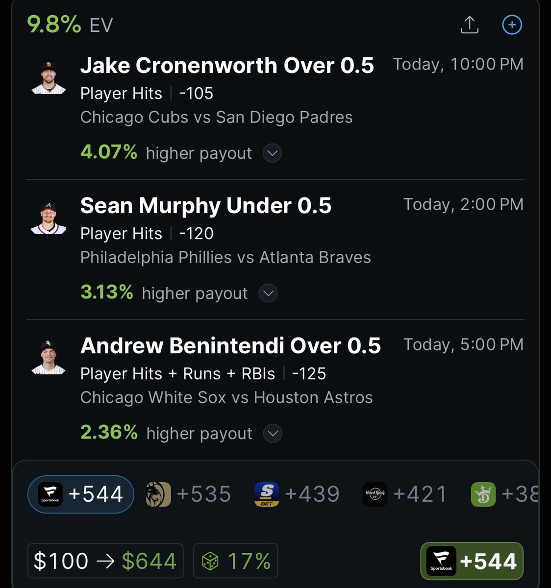 EVParlay's tweet photo. MASSIVE value on Fanatics!

Taken off of the @OddsJam parlay tool! 🔨 

🔗 https://t.co/PBk0ZN6kKX https://t.co/VVKty8vJhz