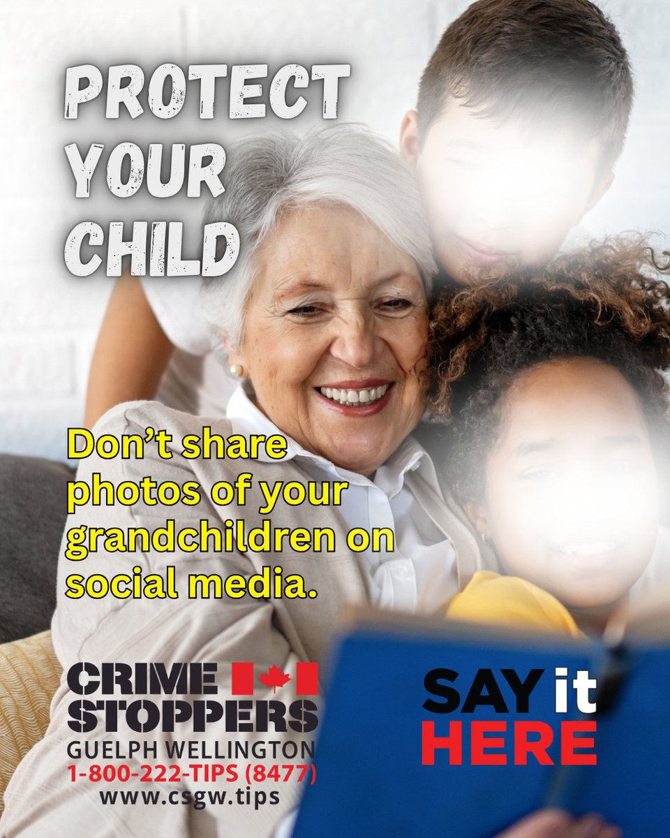 CSGWtips's tweet photo. Being cyber safe means not posting your children or grandchildren online. Share photos directly through text or email. 

#ProtectYourChild #Guelph #Wellington https://t.co/jXVIjObuew