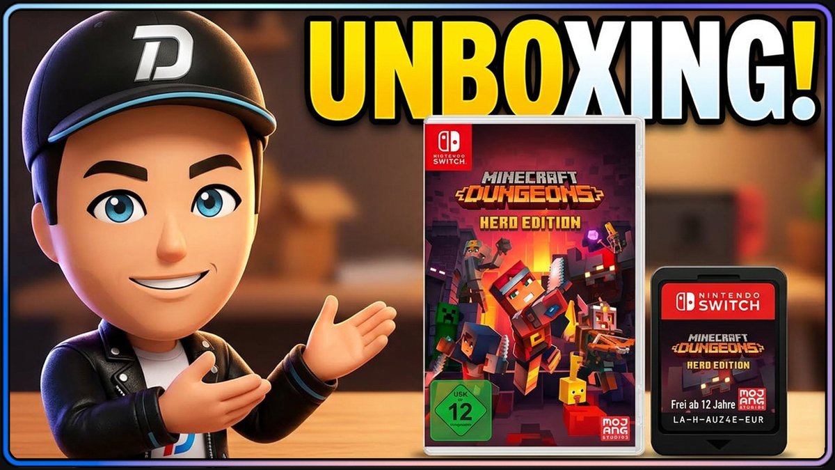 dreamo_yt's tweet photo. 📦 Neues Unboxing-Video ist online! 👉 https://t.co/ZiCtLPKiA0
Ich packe die physische Minecraft Dungeons Hero Edition für Nintendo Switch aus und zeige euch die Verpackung, das Modul. Lohnt sich die Edition? Schaut gerne rein! :)

#MinecraftDungeons #NintendoSwitch #NintendoDE https://t.co/6Aklt0dGjS