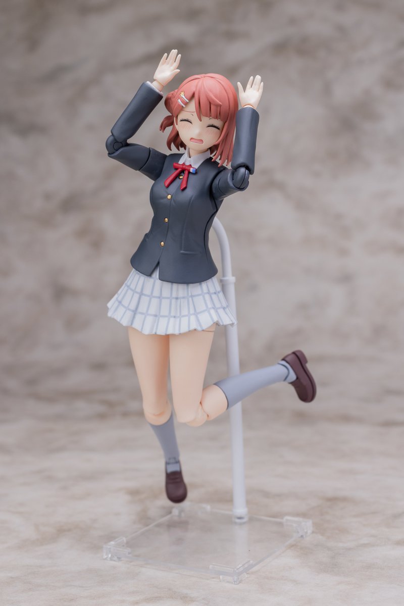 plum_naka's tweet photo. ／
歩夢ちゃんがプラモデルになりました🌈💕
＼
可動式プラモデル プラフィア上原歩夢
本日よりご予約開始です！✨
豊富なパーツと可動で劇中のシーンを再現可能♪
▼ご注文はツリーから▼
#虹ヶ咲 #トキメキの夜会 #PLUM https://t.co/6xjaYRMxCy