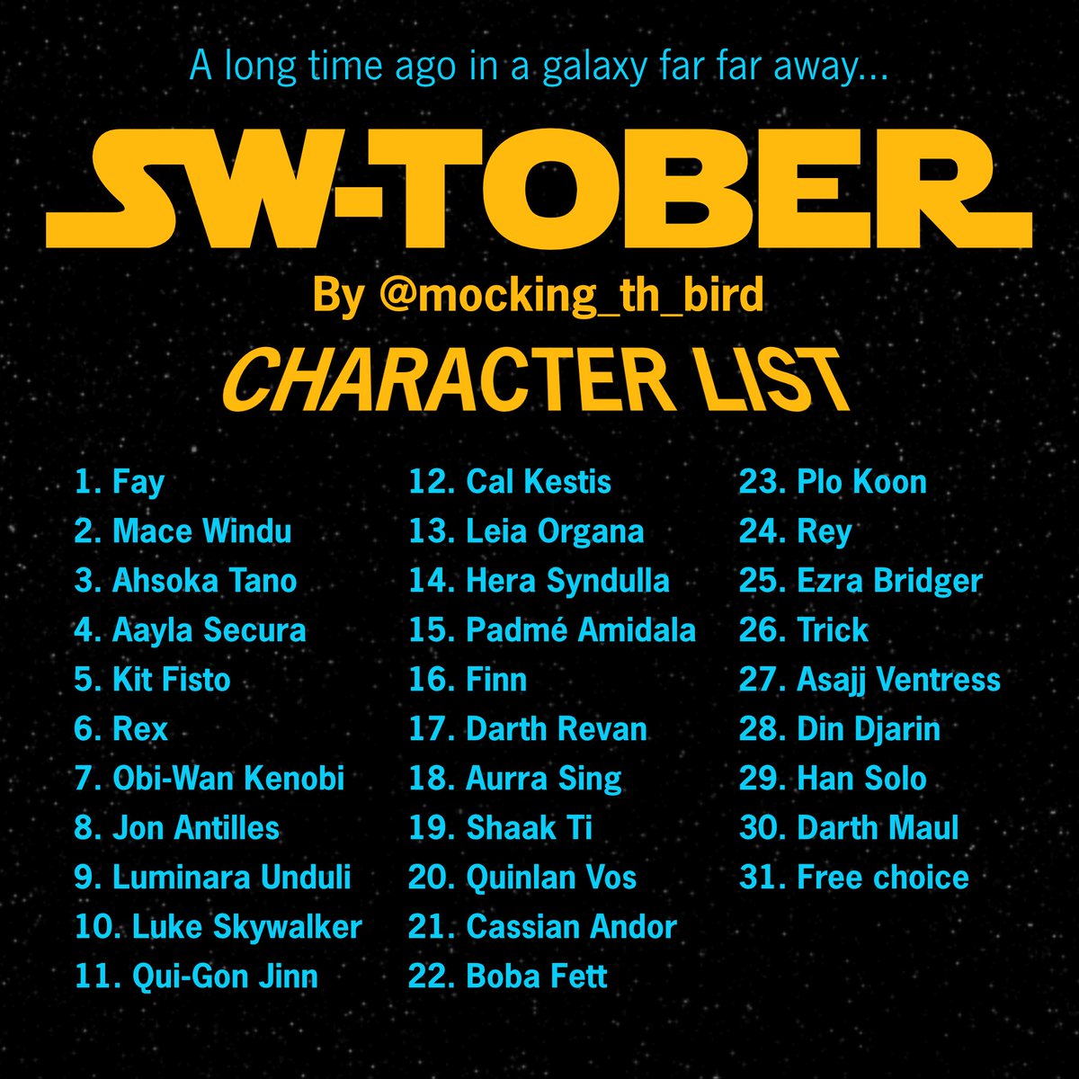 mocking_th_bird's tweet photo. SW-tober instead of Inktober with amazing design by @KijCilic!!
#swtober idk https://t.co/fb4Aru6q5e