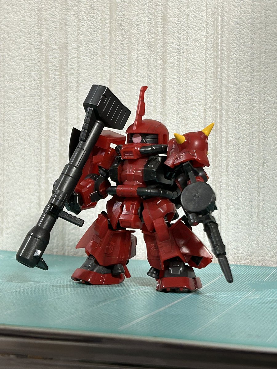 12NoRA's tweet photo. モビリティジョイントのジョニー・ライデン専用高機動型ザクⅡを作りました。
写真だと格好良さが伝えられないな…。 https://t.co/1ZkvTGwvaL