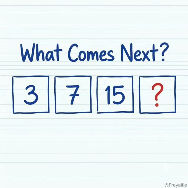 Bree0__'s tweet photo. Can you solve the sequence? 

What number comes next? https://t.co/BlJOvakRI8