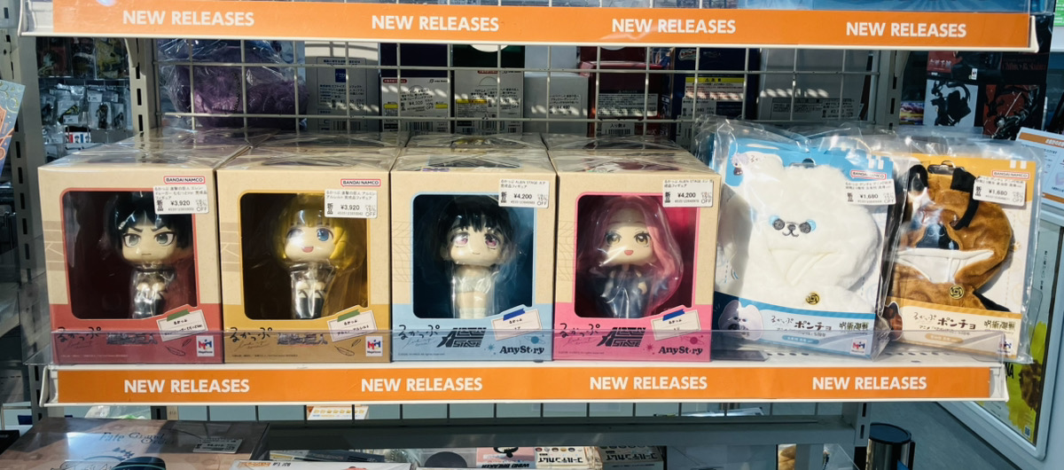 amiami_bukuro's tweet photo. 【#あみあみ池袋miniフェアグッズ店】            

メガハウス様の
「るかっぷ」各種
入荷しました！
◆ALIEN STAGE ミジ／スア
◆進撃の巨人 エレン・イェーガー むむっとVer.／アルミン・アルレルト

「るかっぷ ポンチョ」
◆アニメ『呪術廻戦』5周年 五条悟 高専ver.／夏油傑 高専ver.

明日、12時オープンより販売いたします✨
皆様のご来店を心よりお待ちしています♪
#進撃の巨人 ＃ALIENSTAGE ＃呪術廻戦 ＃るかっぷ