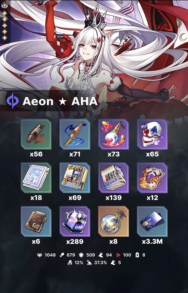 NihiluxCo's tweet photo. It’s time to start farming Ahalings! These are Aha’s materials for ascension and traces, and personal light cone.

Besides this, if you aant to farm relics as well, her BIS is the new relic set “Dreamlit Actor”, while the best planars are unfortunately locked behind 4.7. https://t.co/TmJSqI2YyT
