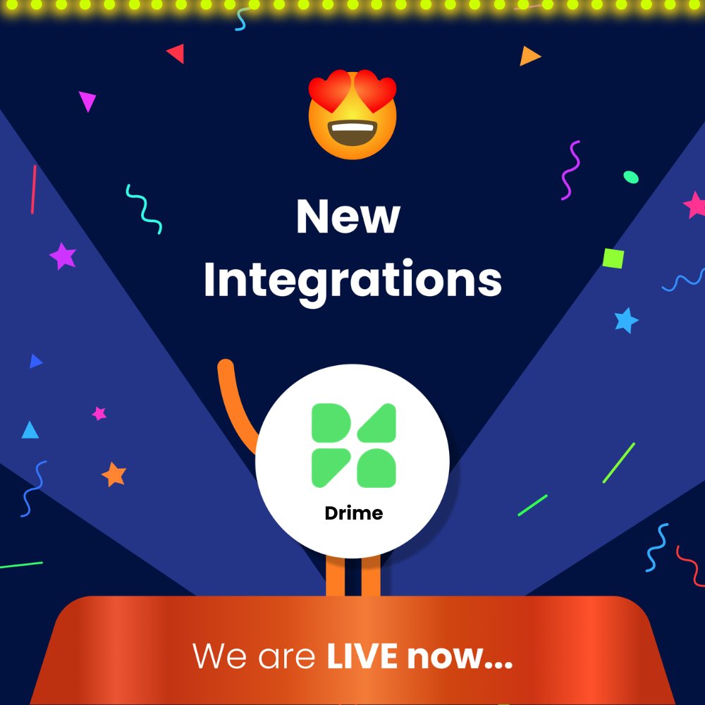 IntegratelyApp's tweet photo. Now integrate @drimecloud with 1500+ apps with just one click using Integrately!
 
And because it's so easy to use, you'll be up and running in no time.

#1ClickIntegrations #NoCode https://t.co/WrwWqv5dxE
