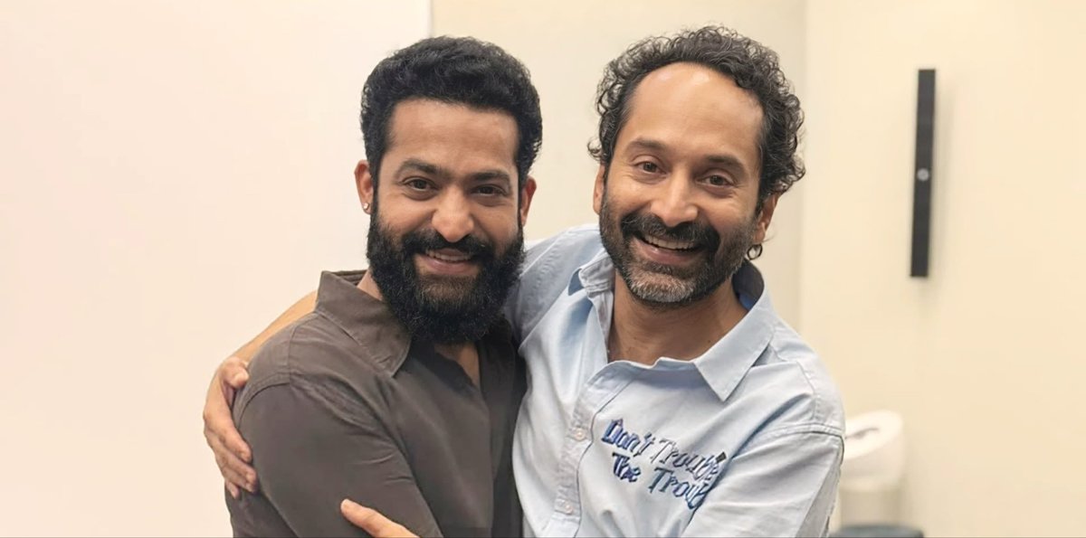 StudioFlicks's tweet photo. 🔥When Mass Meets Class #Fafa with #JrNTR https://t.co/bpYjU6SmVV