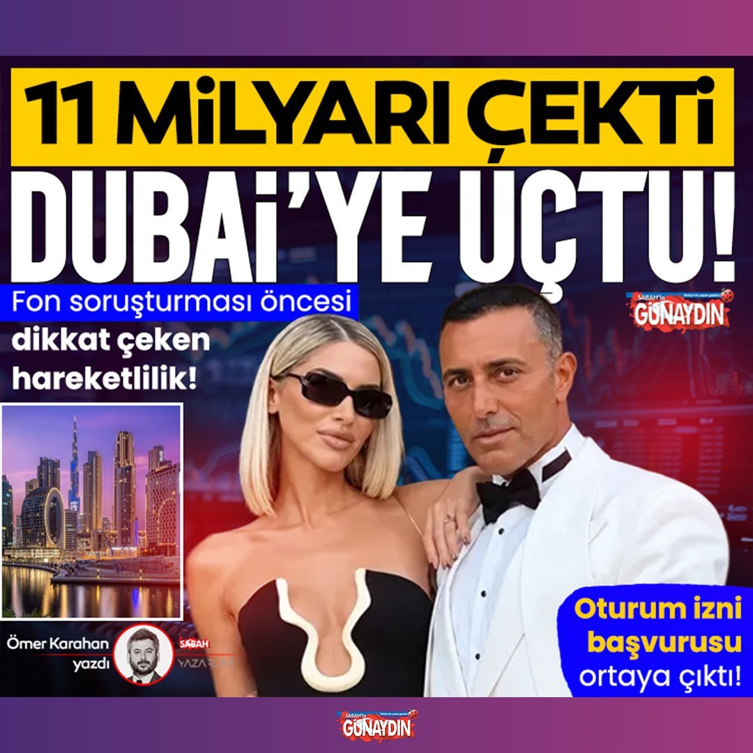Kusu__Huma's tweet photo. Mustafa Sandal'ın eşi Melis Sütşurup Sandal, fon soruşturması başlamadan önce 11 milyar 126 milyon 528 bin lirasını çekip Dubai'ye taşındı. 

Mustafa Sandal'ın da aynı günlerde Dubai'de oturum izni almak için başvuru yaptığı ortaya çıktı. https://t.co/6q6Ckk7VTk