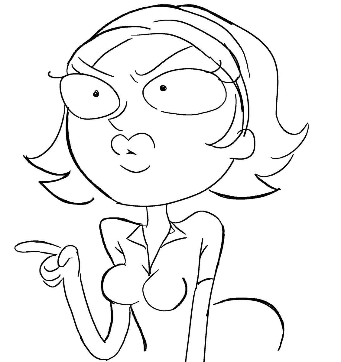 ikigayFOOL's tweet photo. exploring how to draw various emotions #RaM #morty #art https://t.co/q79pdRmT4a