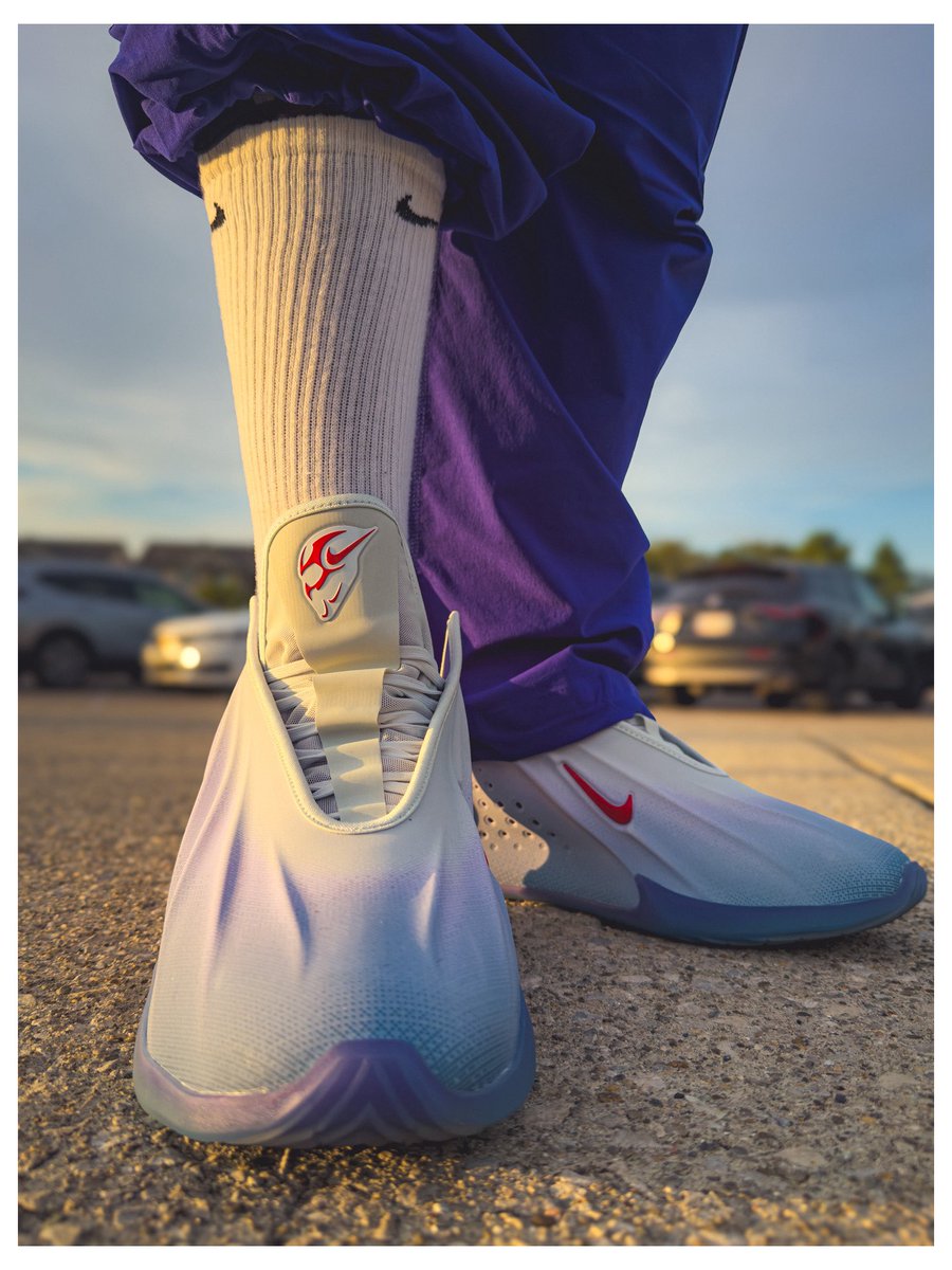 Franky_Babylon's tweet photo. Purple Reign 
Nike GT Future Swooshman
#SNKRSKickCheck #KOTD #UnDs https://t.co/H6TnfLWXG7