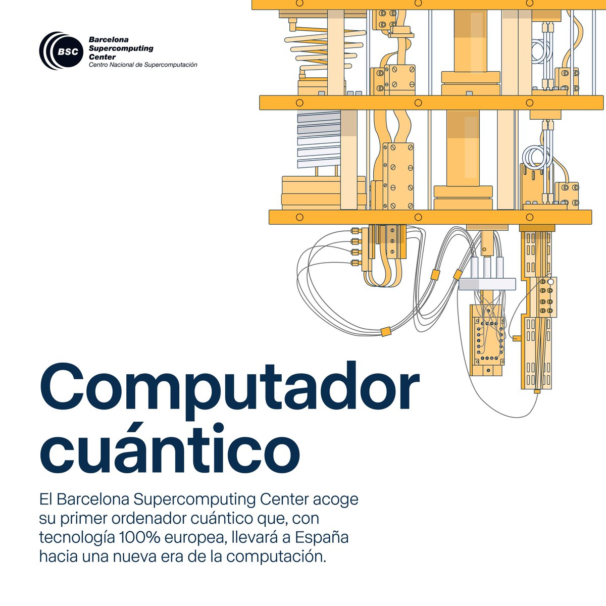 BSC_CNS's tweet photo. ⚛️💻Queréis saber cómo es y cómo funciona #MareNostrumOna, la parte #cuántica de MareNostrum❓
Hace unos meses os presentábamos nuestra máquina cuántica con tecnología de codificación analógica, complementaria al sistema digital @QuantumSpain_ES
➡️https://t.co/agXg6sAKWW https://t.co/iQf3eDGull