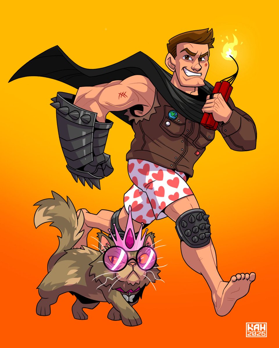 MrHinkleDraws's tweet photo. Any #DungeonCrawlerCarl fans out there? โ๏ธ I wasnโt familiar with it before this recent commission- but it sounds like a very interesting story! Drawn in 2026
#Art #CharacterDesign #PrincessDonut #DungeonCrawler https://t.co/curWKLllQk