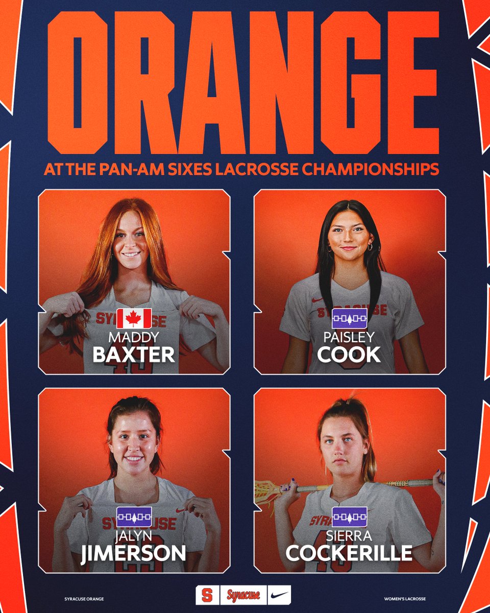 CuseWLAX's tweet photo. Wishing the best of luck to this group at the Pan-Am Sixes Championships this week! 🍊 https://t.co/myHy6KDFMf