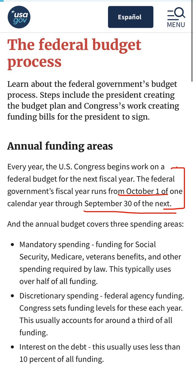 CryptoNewsFlash's tweet photo. Thursday, October 1, 2026 starts US New Budget Year (2027). The United States 🇺🇸 runs on a fiscal year and that runs until Thursday, September 30, 2027🗓️ https://t.co/sKcjSsGbWO
#federalbudget #us #usa #fiscalyear https://t.co/eP8Y9iblcD