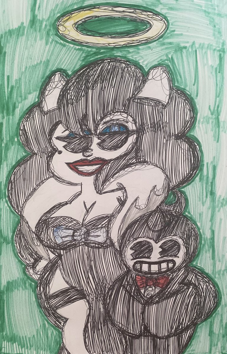 Liamsexton131's tweet photo. If in doubt, draw Bendy and Alice
#bendyandtheinkmachine #bendyandthedarkrevival #bendylonewolf #bendythecage #bendysecretsofthemachine #bendyandtheinkfactory #bendymovie #bendythedancingdemon #aliceangel #bendyxalice #drawing https://t.co/YY0uLjsbxo