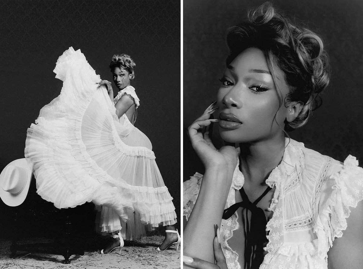 stallion_hub's tweet photo. Megan Thee Stallion for Marie Claire 🖤 https://t.co/pywRXcDak6