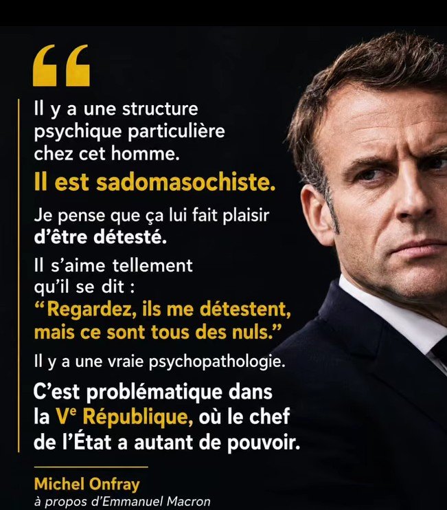 Kcnarfhu's tweet photo. #macronPrison https://t.co/ZMr5G9zq55