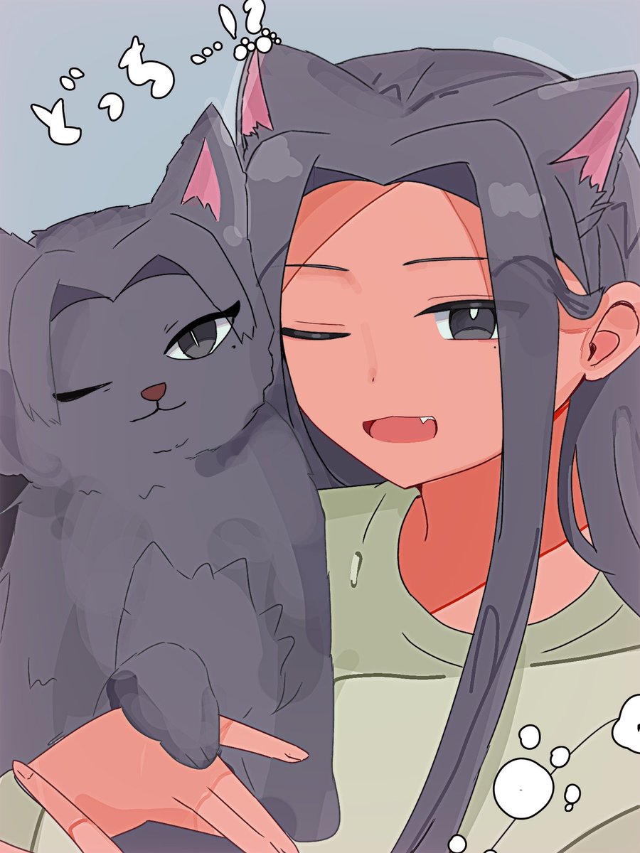 menruisuki_1225's tweet photo. ありがとうごがいました‼️‼️猫耳なのか…ガチの猫化…どっちかわからなかったので一応どっちも描きました〜🥹✨
https://t.co/Fio5cYtpk6 https://t.co/Uw2sjYQhLO