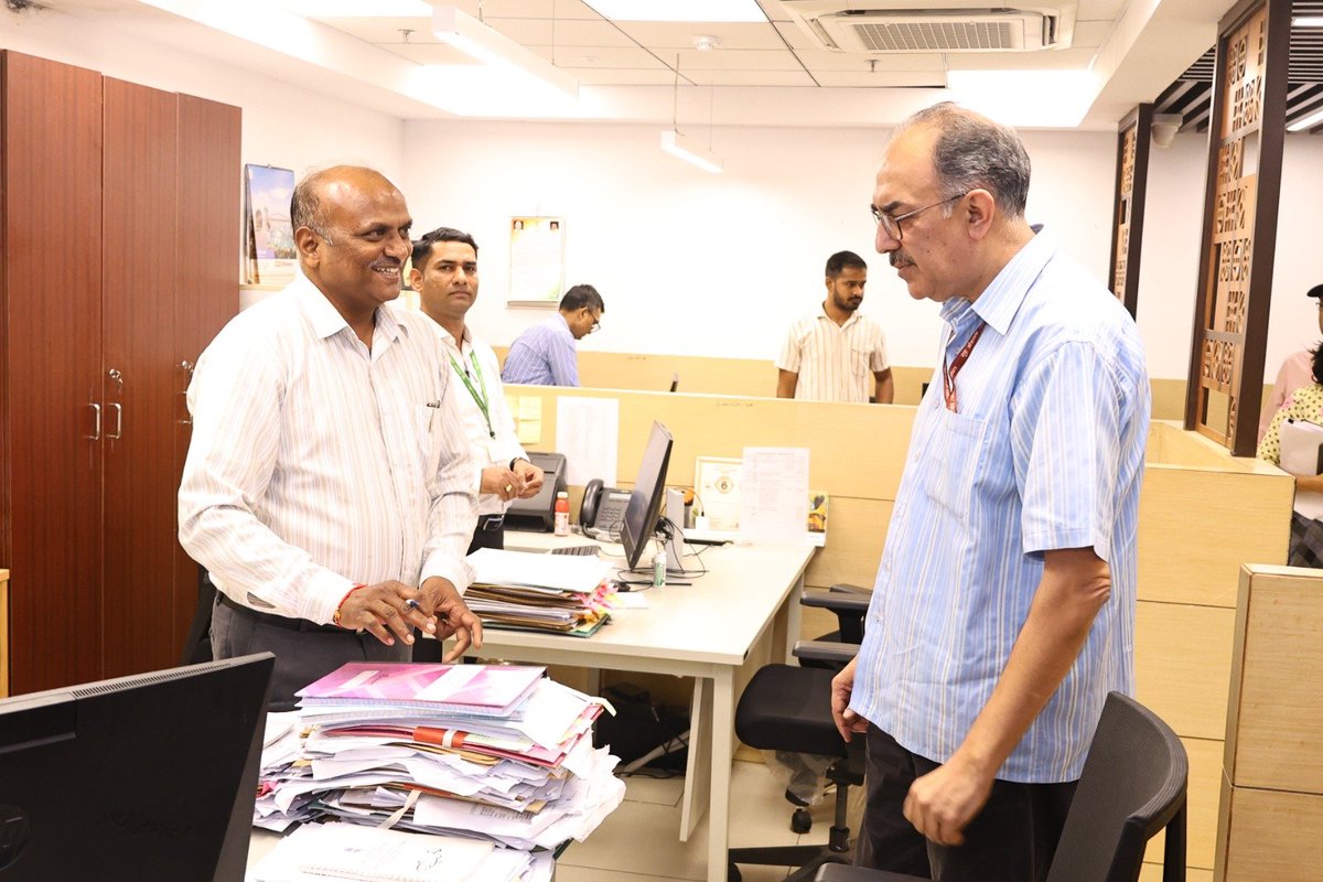 FisheriesGoI's tweet photo. As part of the on going 'Swachhata Hi Seva, 2026' being observed from 17 September to 2 October 2026 and preparatory activities for the  'Special Campaign 6' , to be observed from 2 to 31, October 2026,  Dr. Abhilaksh Likhi, Secretary, Department of Fisheries, Government of India, visited the Department’s office at Janpath, New Delhi, on 29 September 2026.

The visit focused on cleanliness and the proper disposal of e-waste, reaffirming the Department’s commitment to a clean, organised and environmentally responsible workplace.