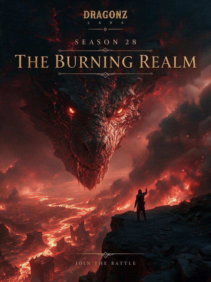 dragonzlandx's tweet photo. 🐉 SEASON 28 — THE BURNING REALM 🐉

The ancient Dragons have awakened. Their tears have become something priceless… 💎

This season, strength isn’t enough.

⚔️ SKILL MATTERS MOST.
💎 5X DIAMONDS
Master the battlefield.🔥 https://t.co/Sjo1wsSWLq