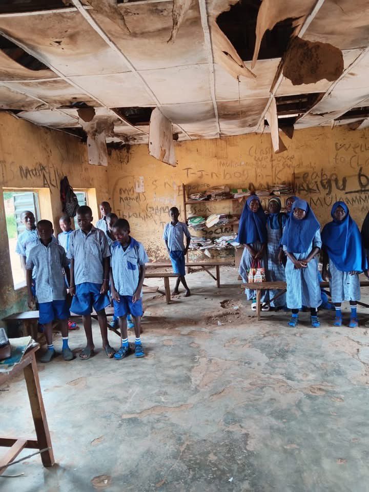 Ibnwalee's tweet photo. Basic school in Mokwa LGA, Niger State, 2026. https://t.co/BYihEqyJZK