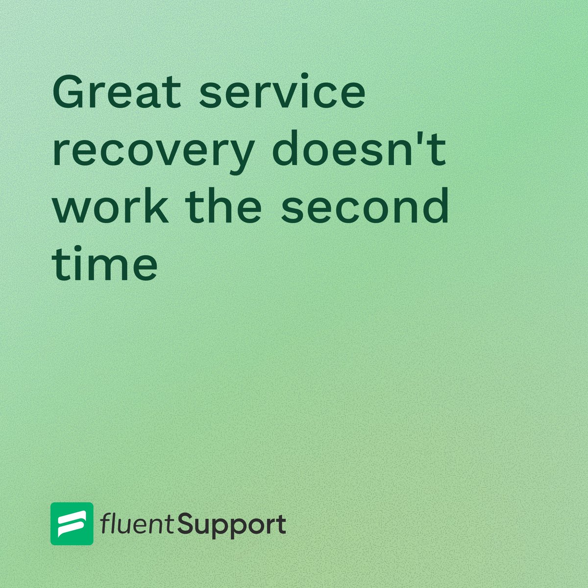 FluentSupportWP's tweet photo. Fixing a customer's problem well can make them more loyal than if nothing broke.

But only about 5% of the time (Michel &amp; Meuter, 11K+ banking interactions).

Most teams treat this as a strategy. The data says it's closer to a lucky outcome. https://t.co/VD3QFisqWG