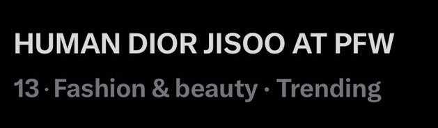 NEWSJISOO's tweet photo. #13 worldwide, use the proper hashtags!

HUMAN DIOR JISOO AT PFW 
#JISOOxDiorSummer27 @Dior https://t.co/Lsj8mTqfQh