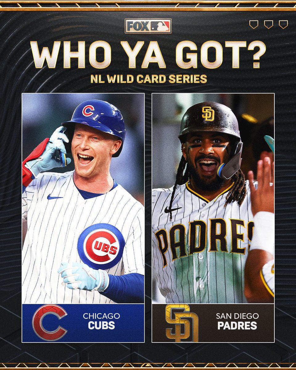 Cover3Net's tweet photo. MLB playoff baseball just hits different. 🔥

We’ve got 4 great games today. Who you got? #Postseason https://t.co/ydqHdXy72I
