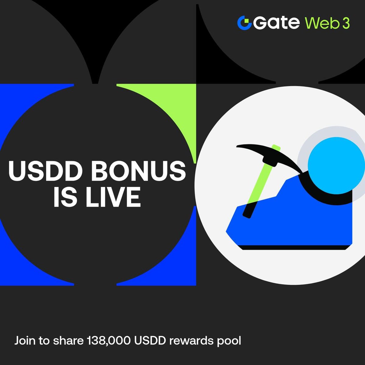 Donken01's tweet photo. USDD holders have another opportunity to collect daily rewards on Gate Web3. ⚡

● BNB Chain Phase 7 is offering 78,000 USDD, with 1,300 USDD distributed each day.

Participate Now:📍📍
https://t.co/HhKxf2OlXJ

● Ethereum Phase 5 adds a 60,000 USDD pool, delivering 1,000 USDD in daily rewards.

Participate Now:📍📍
https://t.co/z09ovJ7wDL

● Combined reward pools now total 138,000 USDD across both networks.

● The campaign is active from Sep 28 to Nov 27, covering two full months of rewards.

● Already participating? Your consecutive USDD holding days transfer automatically into the new phase, so there’s no need to rebuild your streak.

If you’re holding USDD, your existing progress stays intact while daily rewards continue across both chains. 💰

SIGN UP:👇
https://t.co/gohlE6DJjn