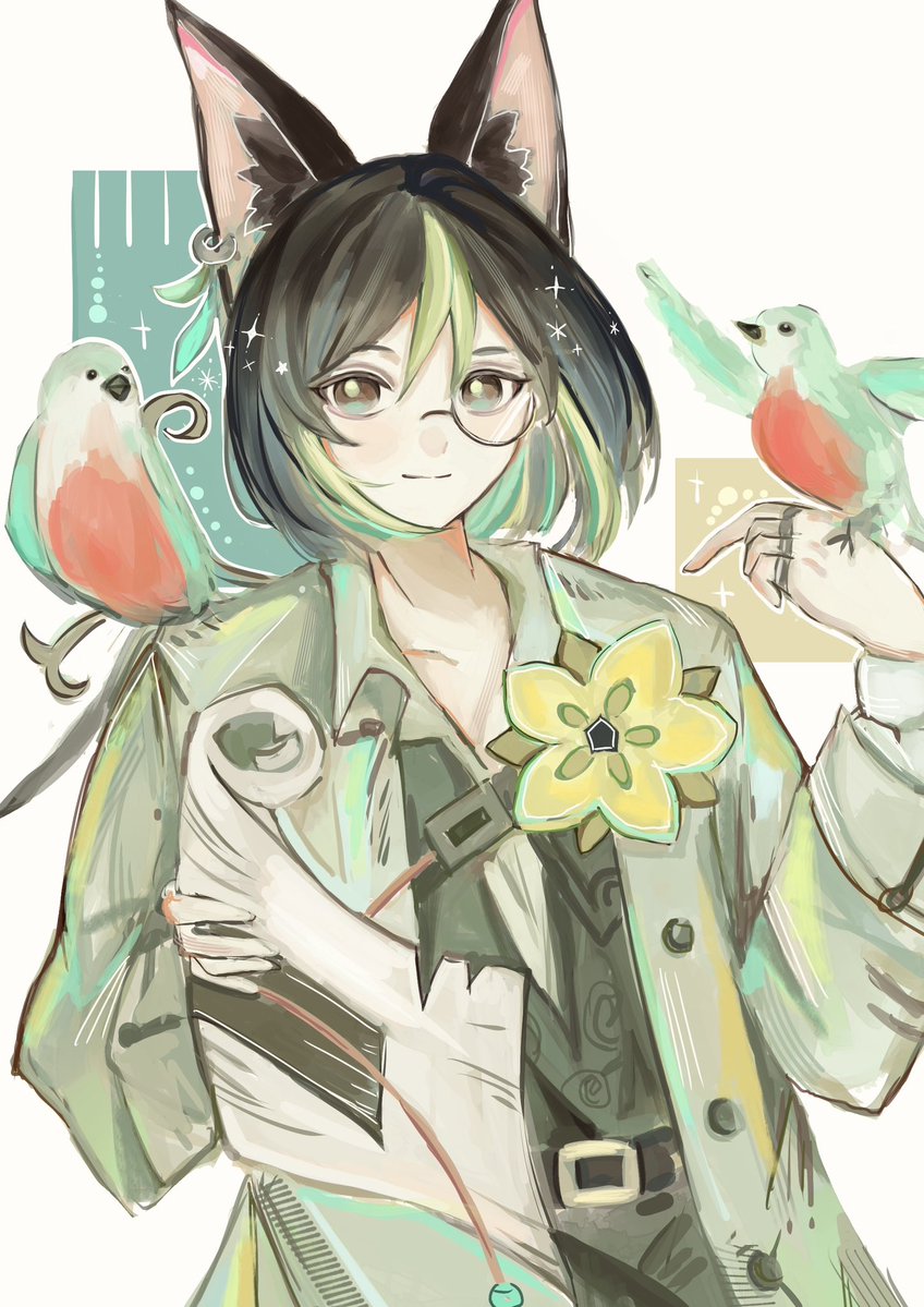 jp7sg4a's tweet photo. ティナリ 𖥧𓇣𖦥𖥧𖥣❁⃘*.ﾟ衣装かわいい〜 #Tighnari https://t.co/3yVvBaHOaa