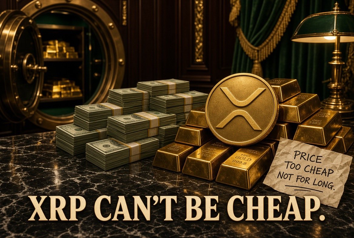 XRPMoonWalkK's tweet photo. $10 trillion once is a supply problem.

$10 trillion through the pipe is a depth problem.

There are only 100 billion ripple:native ever.

About 63 billion circulating. 

That’s the whole box.

To move $10T in ONE shot:

$2 → 5 trillion $XRP. Doesn’t exist.

$10 → 1 trillion $XRP. Still doesn’t exist.

$50 → 200 billion $XRP. 

Bigger than the whole cap.

$100 → 100 billion $XRP. 

Every token ever issued, escrow included.

$160 → ~63 billion $XRP. 

That’s the entire circulating float. 

Nobody else gets a bag.

So yes. 

A single $10T burst needs a much higher print. 

Math isn’t optional.

What the rail actually does is the other job.

Nobody wires $10T as one payment.

They split it.

$XRP settles in seconds and gets reused.

Same 63 billion tokens.

They just work more than once.

Price sets how big a bite you can take.

Depth decides if the bite fits.

Velocity is how many times that bite can happen in a day.

$2 can move value.

$2 cannot swallow $10 trillion in one print.

Long story short: $XRP can’t be cheap.

This is for the dummies that claim it will never go to double or triple digits.

$XRP 🚀 🌕