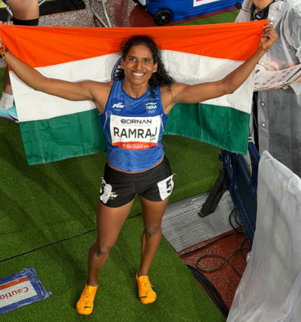 gauravkalra75's tweet photo. Her celebration on breaking P T USha's long standing record yesterday was one of the images of these Games...

Today, Vithya Ramraj has added a Gold medal to her amazing body of work. Six medals now in the Asian Games:

🥇 Women's 4 x 400m relay, 2026
🥈Mixed 4 x 400m relay, 2026
🥈Women's 4 x 400m relay, 2022
🥈Mixed 4 x 400m relay, 2022
🥉Women's 400m Hurdles, 2026
🥉Women's 400m Hurdles, 2022

Incredible for someone who only got into athletics because her mother felt it offered "more visbility" than team games. 

Well, she was right!

#AsianGames2026